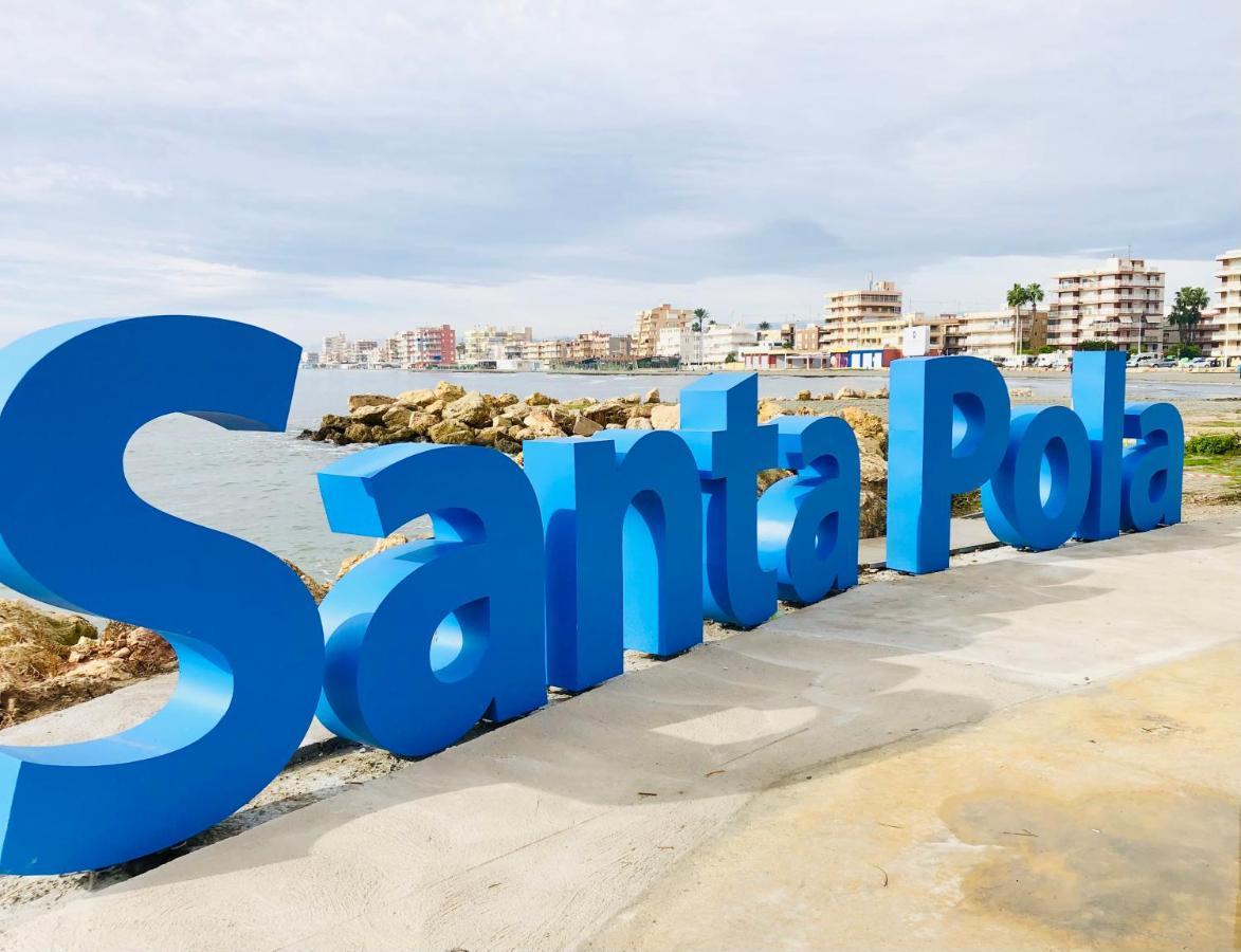 Welcome & Bienvenido A Santa Pola Apartamento A 30 Metros De La Gran Playa Esterno foto